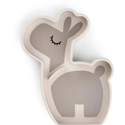 Kinderborden*Done By Deer Silicone Stick&Stay snackplate Lalee beige