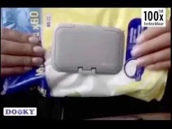 Billendoekjes Boxen*Dooky herbruikbare dispenser grijs