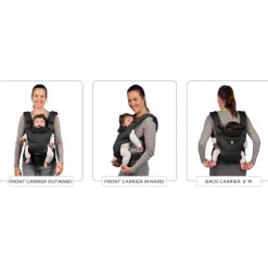 Draagzakken & Doeken*Dooky Urban Comfort draagzak Black