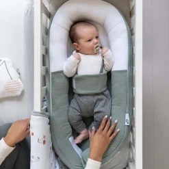 Veilig Slapen|Babynestjes*Doomoo cocoon babynestje Green