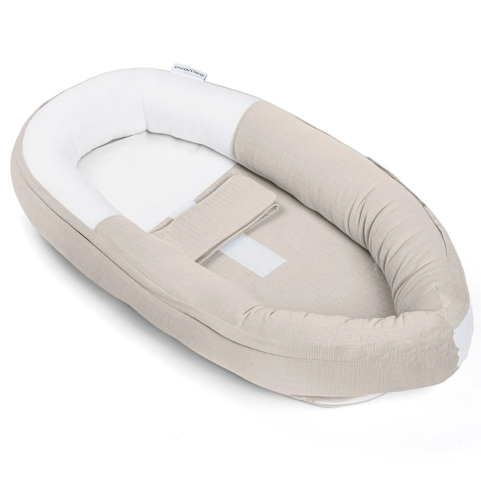 Veilig Slapen|Babynestjes*Doomoo cocoon babynestje Sandbrown