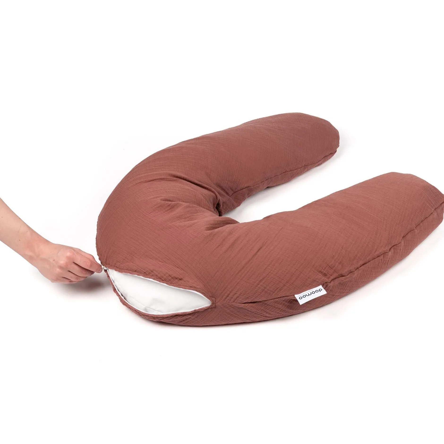 Voedingskussen & -Hoezen*Doomoo Comfy Big cover Tetra rood