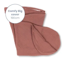 Voedingskussen & -Hoezen*Doomoo Comfy Big cover Tetra rood