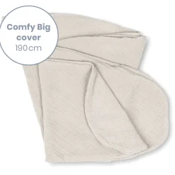 Voedingskussen & -Hoezen*Doomoo Comfy Big cover Tetra beige