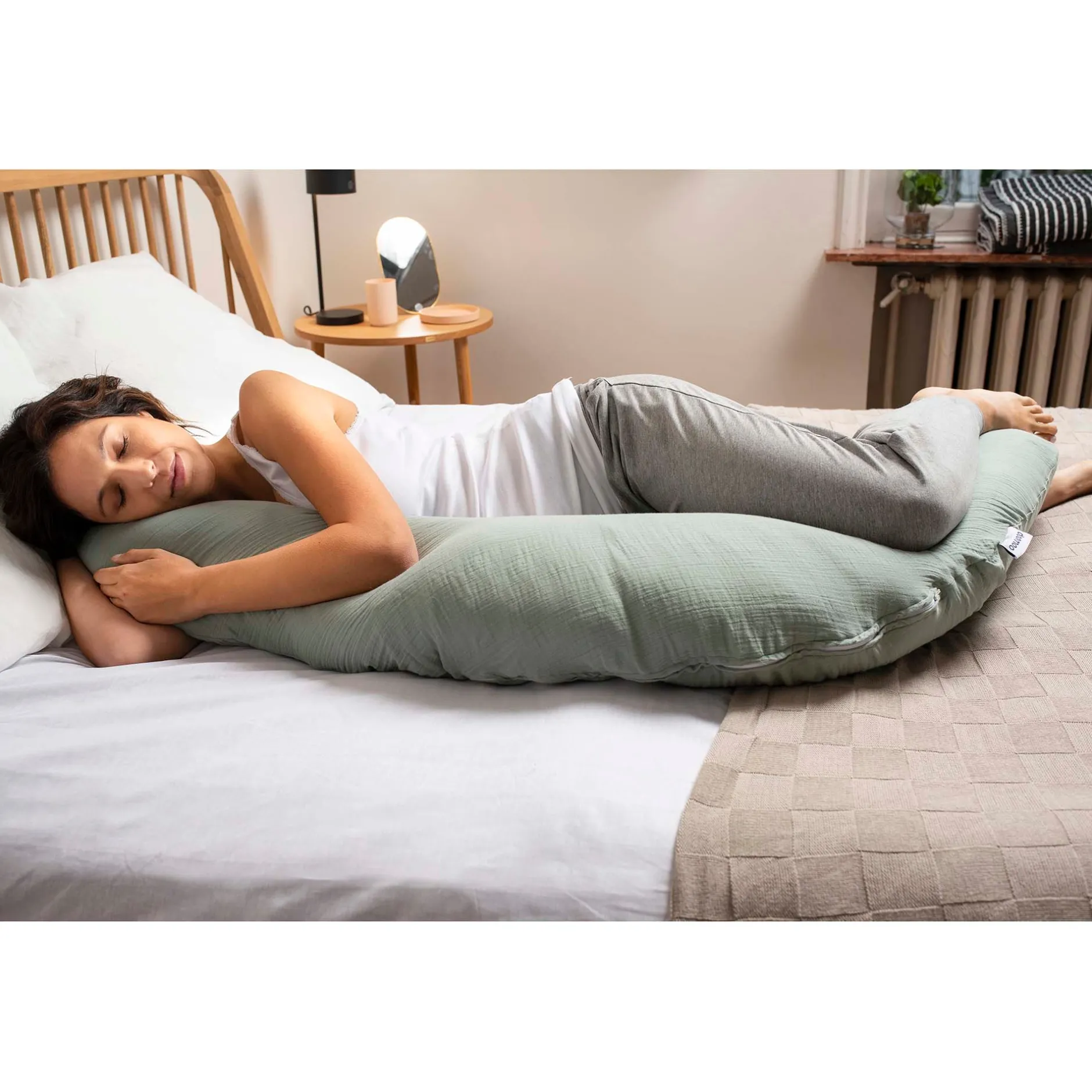 Voedingskussen & -Hoezen*Doomoo Comfy big kussen Tetra groen