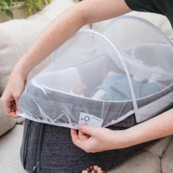 Veilig Slapen|Babynestjes*Doomoo Nest'N Go Mosquito net White