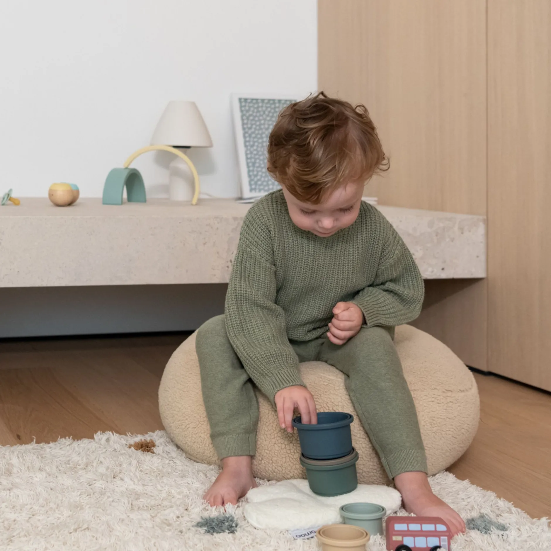 Voedingskussen & -Hoezen*Doomoo Relax Cover Biscuit beige
