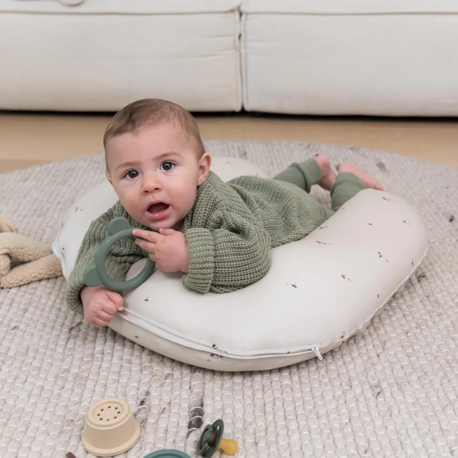 Voedingskussen & -Hoezen*Doomoo Softy Mushroom beige