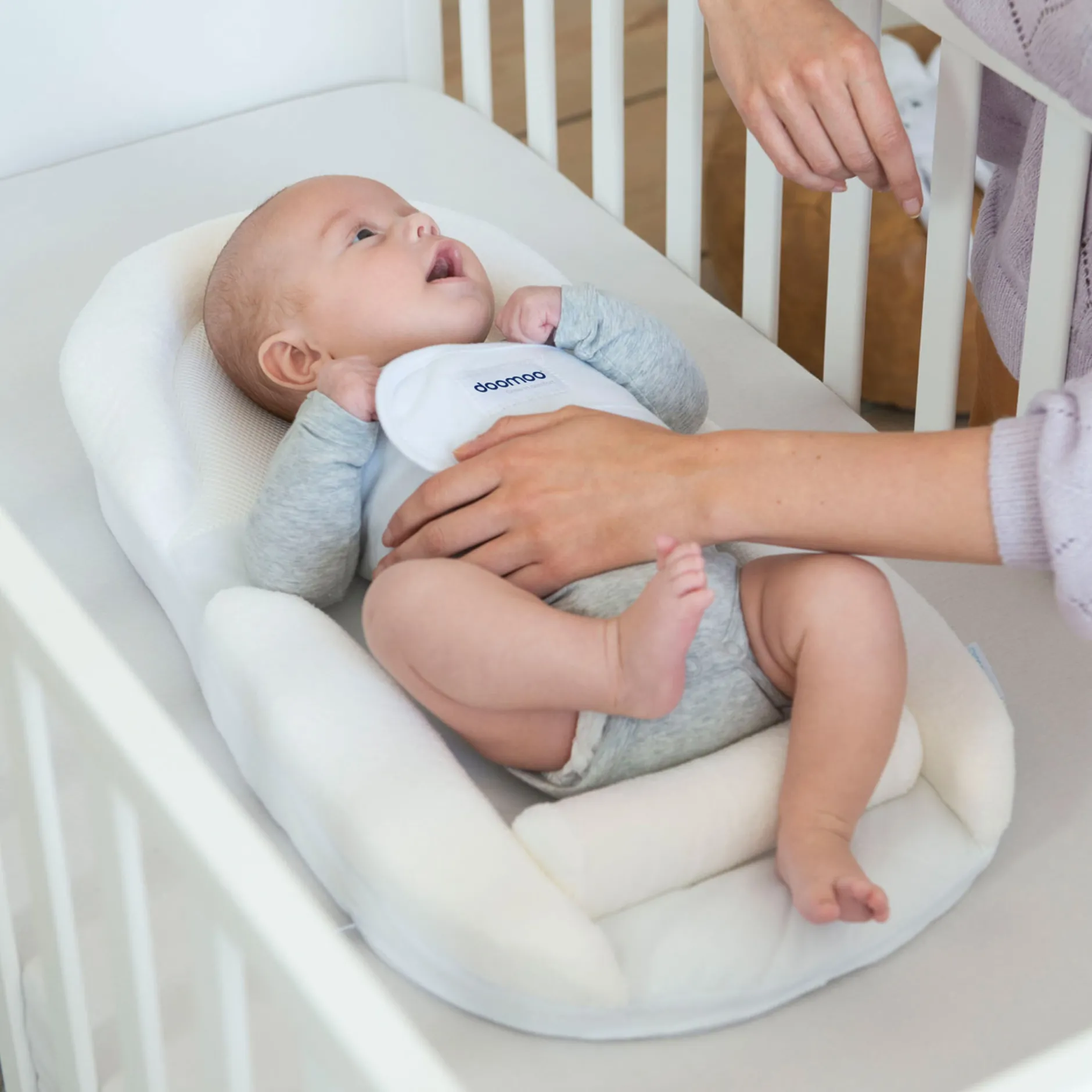 Veilig Slapen|Babynestjes*Doomoo Supreme Sleep Plus Babynestje Safran