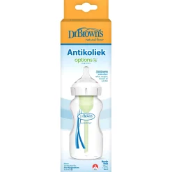 Flesjes*Dr. Brown's Options+ Brede halsfles 270ml transparant