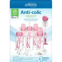 Startersets*Dr. Brown's Options+ giftset standaardfles roze