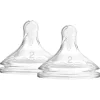 Flesspenen*Dr. Brown's Options+ speen Brede Halsfles - 2 stuks grijs