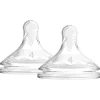 Flesspenen*Dr. Brown's Options+ speen fase 4 Brede Halsfles transparant