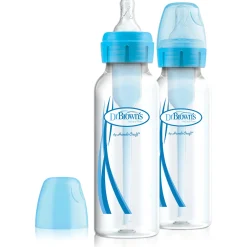 Flesjes*Dr. Brown's Options+ Standaard halsfles 250ml 2 stuks blauw