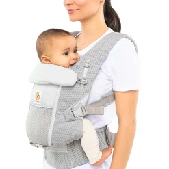 Draagzakken & Doeken*Ergobaby Adapt Soft Flex Mesh draagzak Pearl Grey