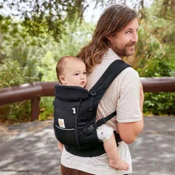 Draagzakken & Doeken*Ergobaby Adapt Soft Flex Mesh draagzak Onyx Black