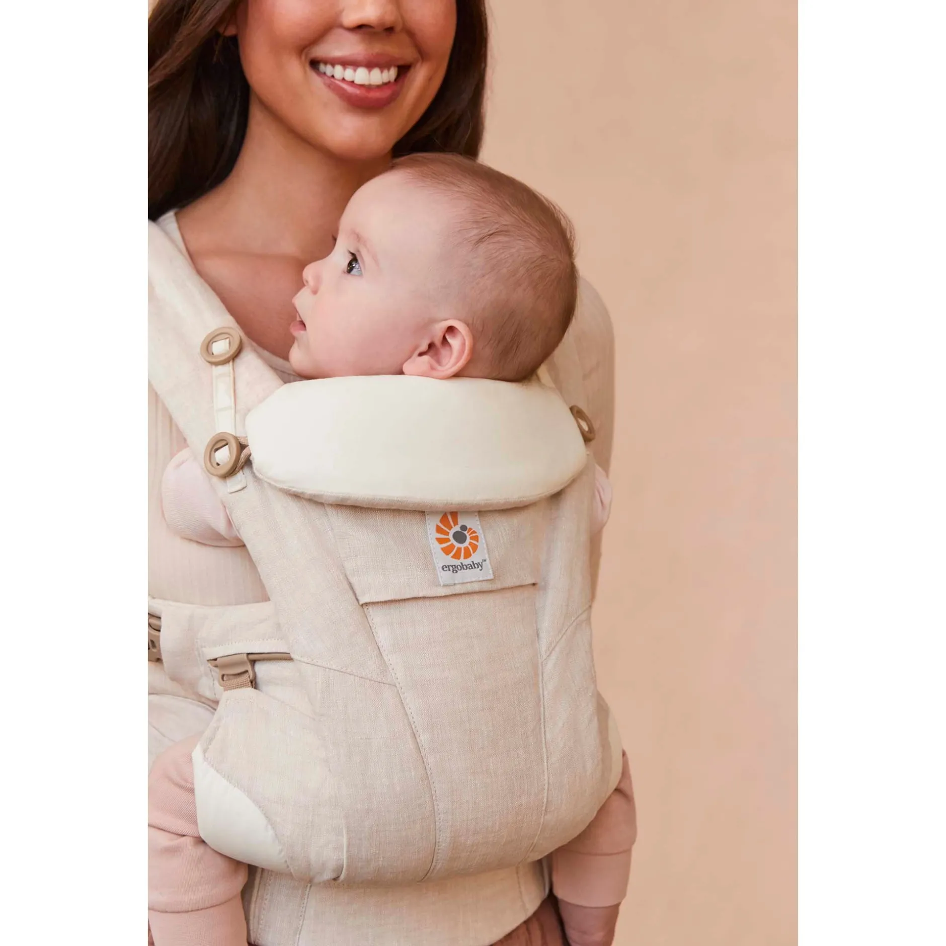 Draagzakken & Doeken*Ergobaby Omni Linen draagzak Linnen White
