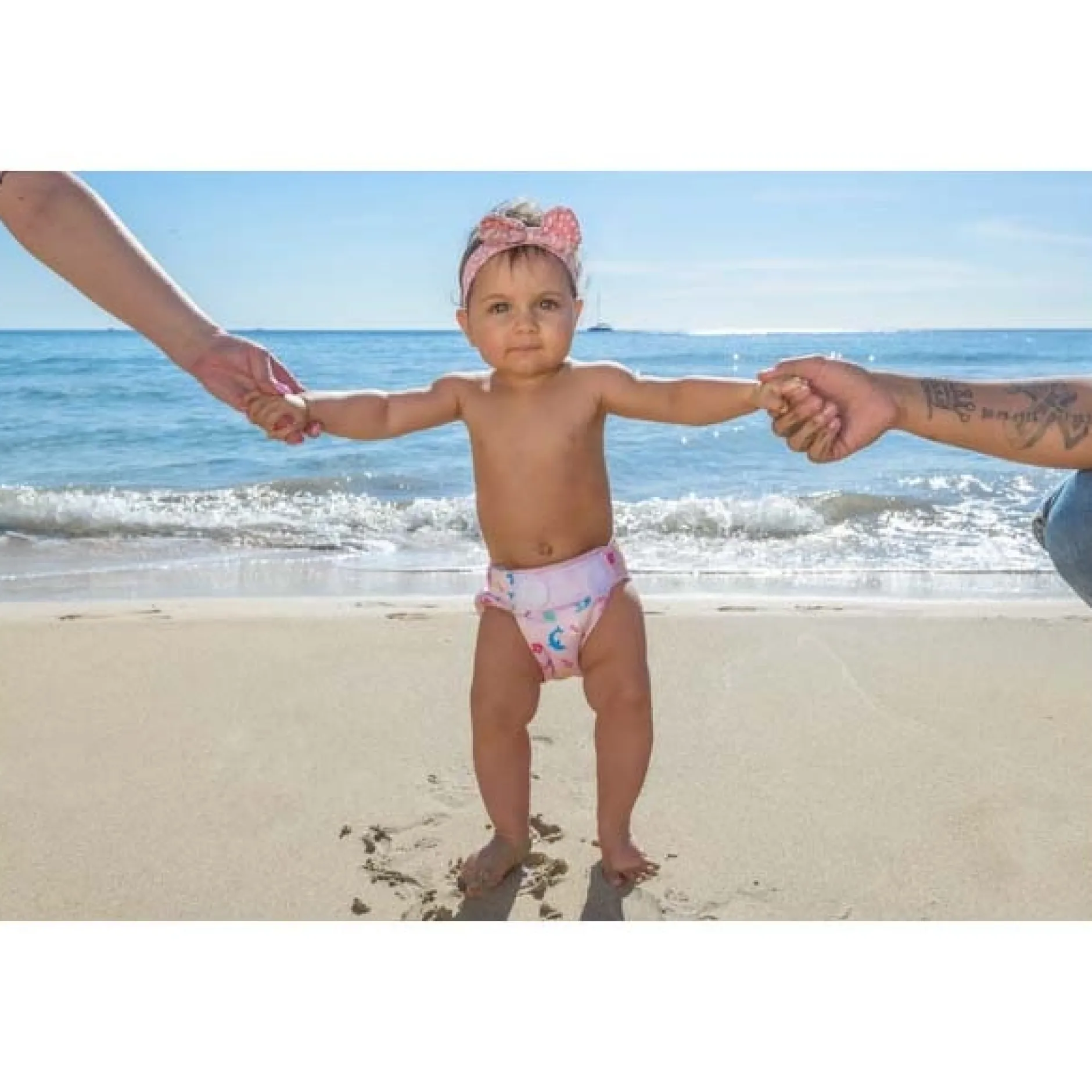 Zwembandjes*Div. Merken Freds Swim Academy wasbare zwemluier 9-16kg Pink
