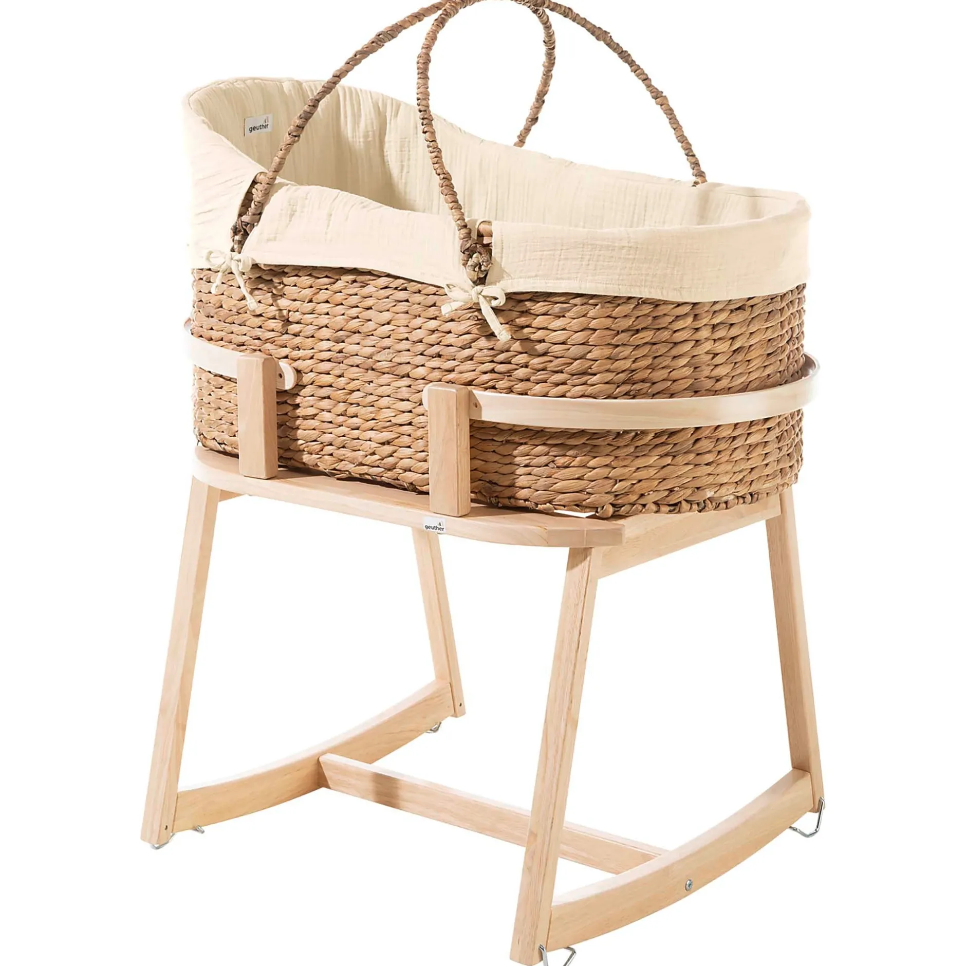 Wiegjes*Geuther mozes mandje met standaard White
