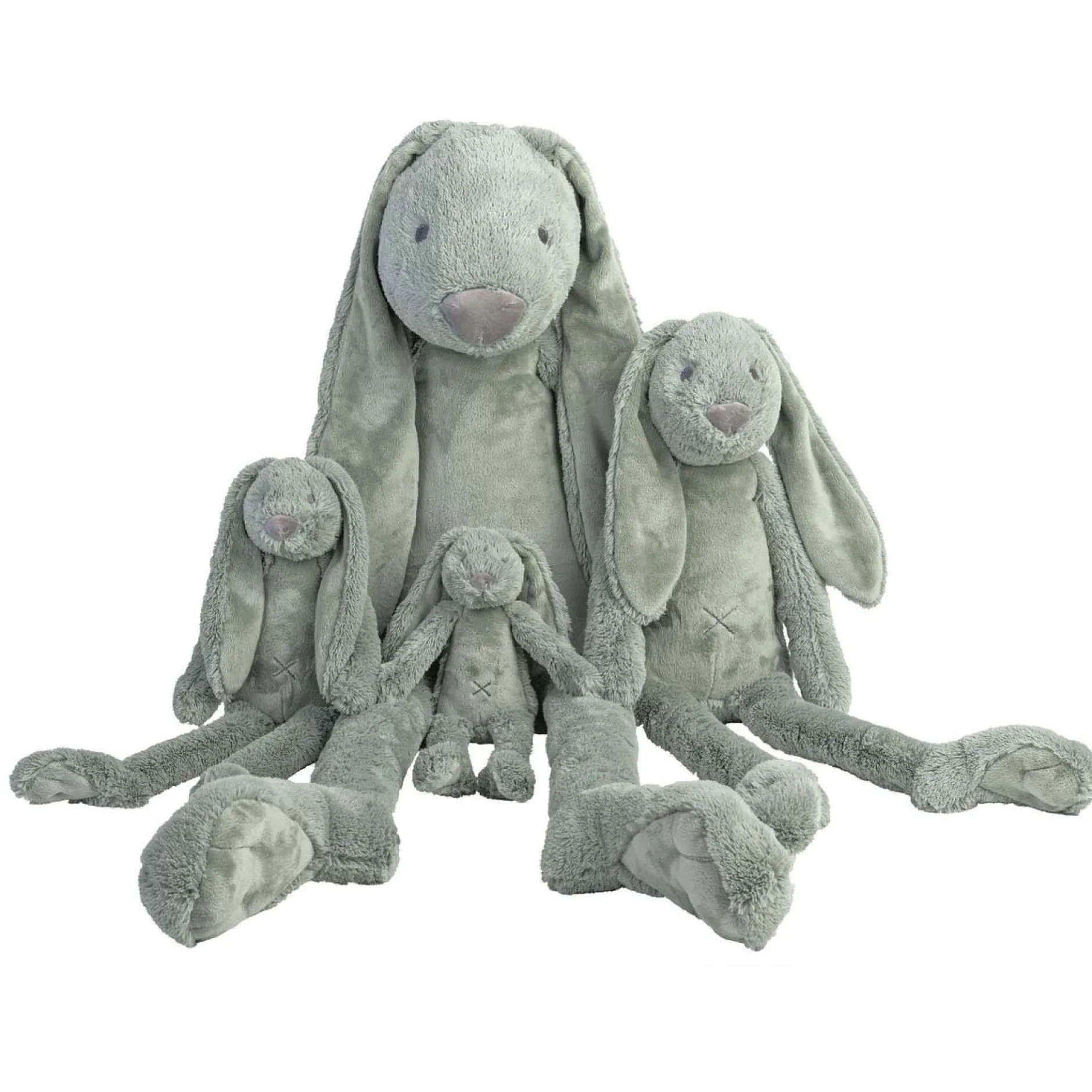 Knuffels*Happy Horse knuffel Rabbit Richie 38 cm Light Green Melange