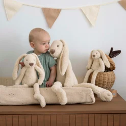 Knuffels*Happy Horse knuffel Rabbit Richie recycled 38cm Beigebrown