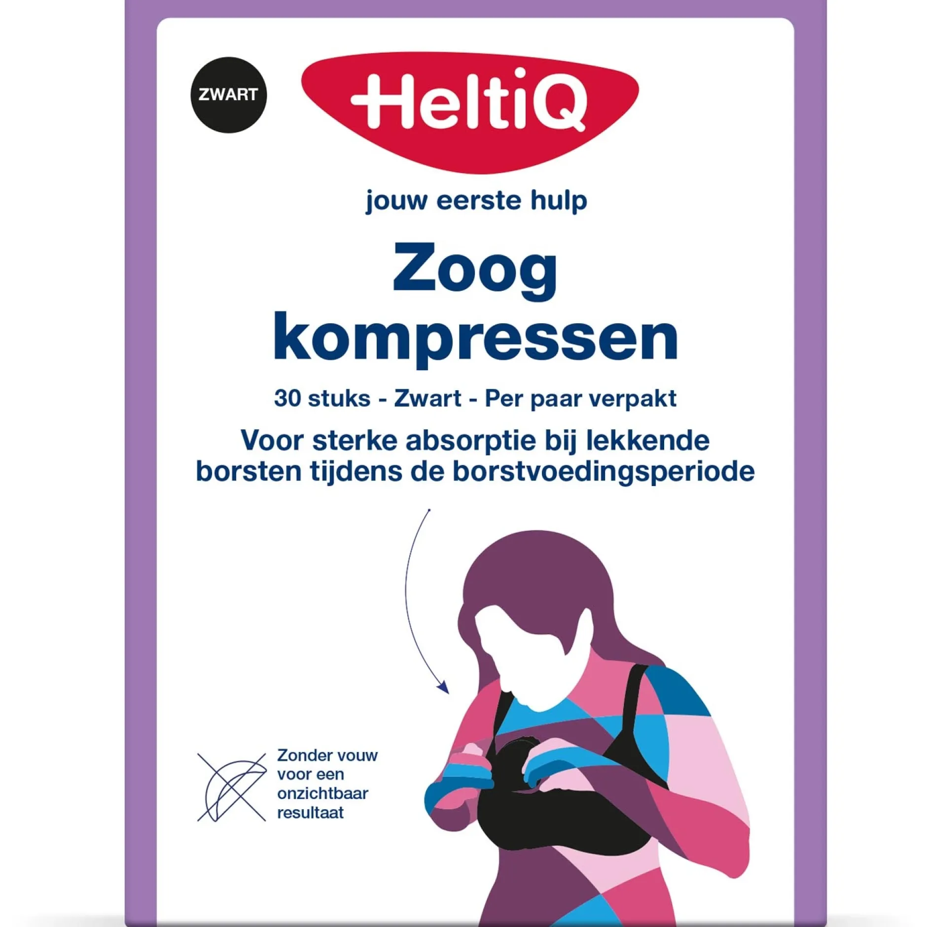 Zoogcompressen|Borstverzorging*HeltiQ zoogkompressen