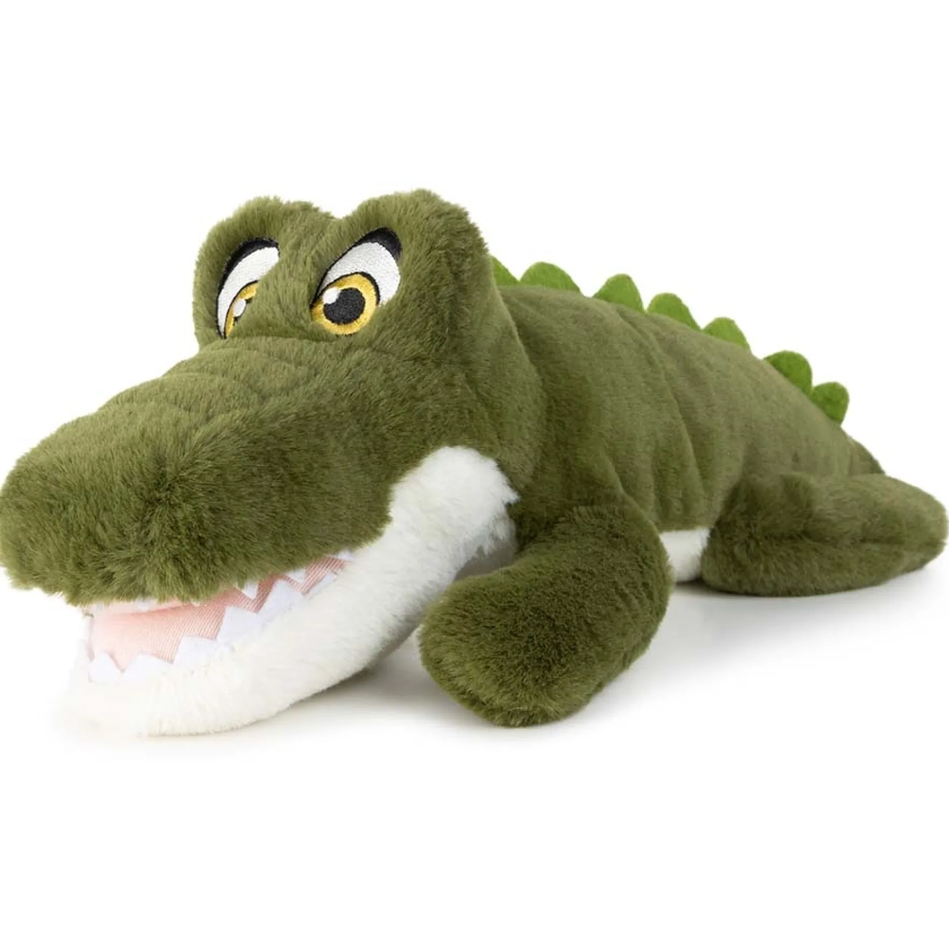 Knuffels*Div. Merken Heppy Planet knuffel krokodil 40cm Green
