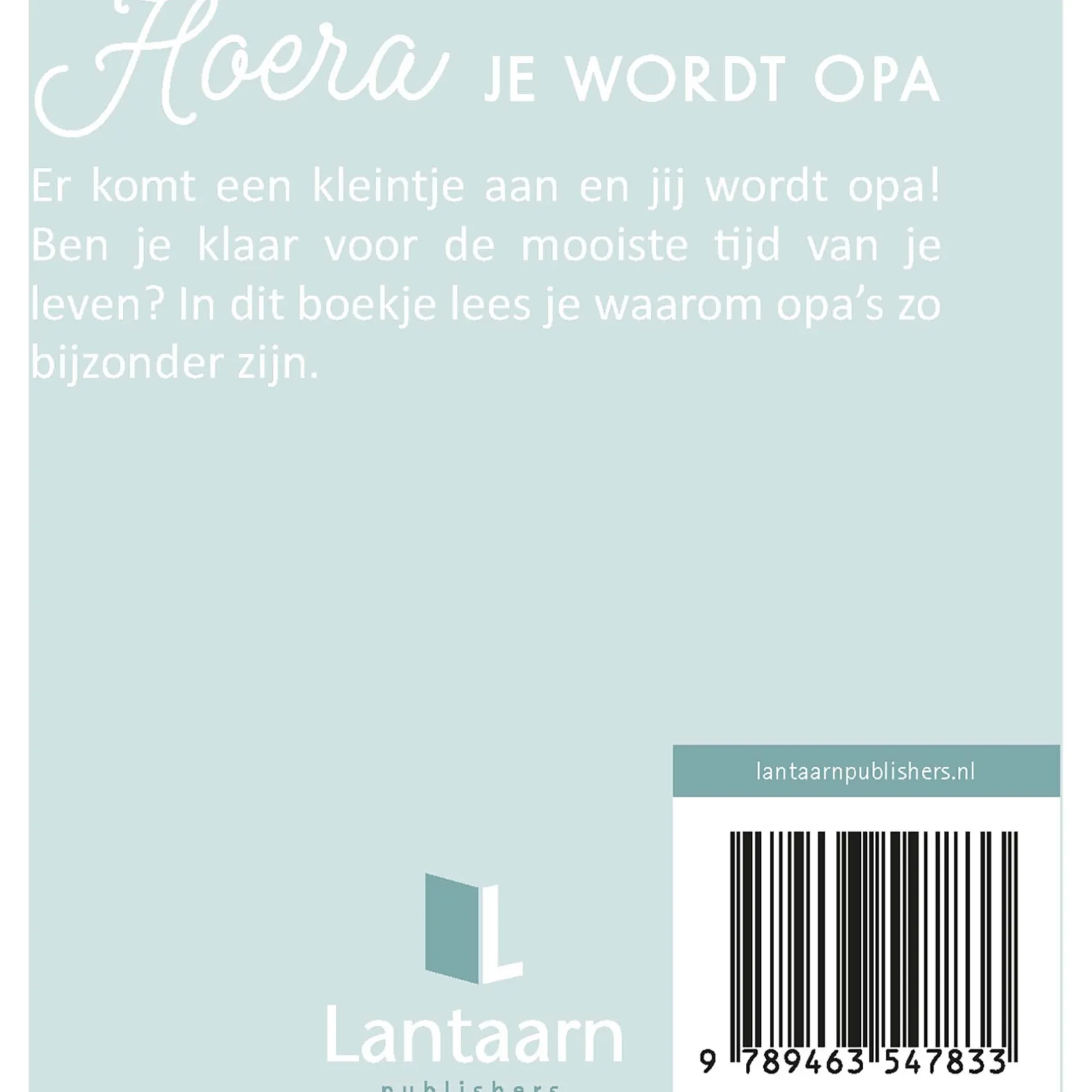 Boeken Voor Ouders*Boeken Hoera, je wordt Opa Blue