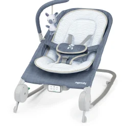 Schommelstoelen & Baby Swings*Ingenuity Happy Belly wipstoel Denim