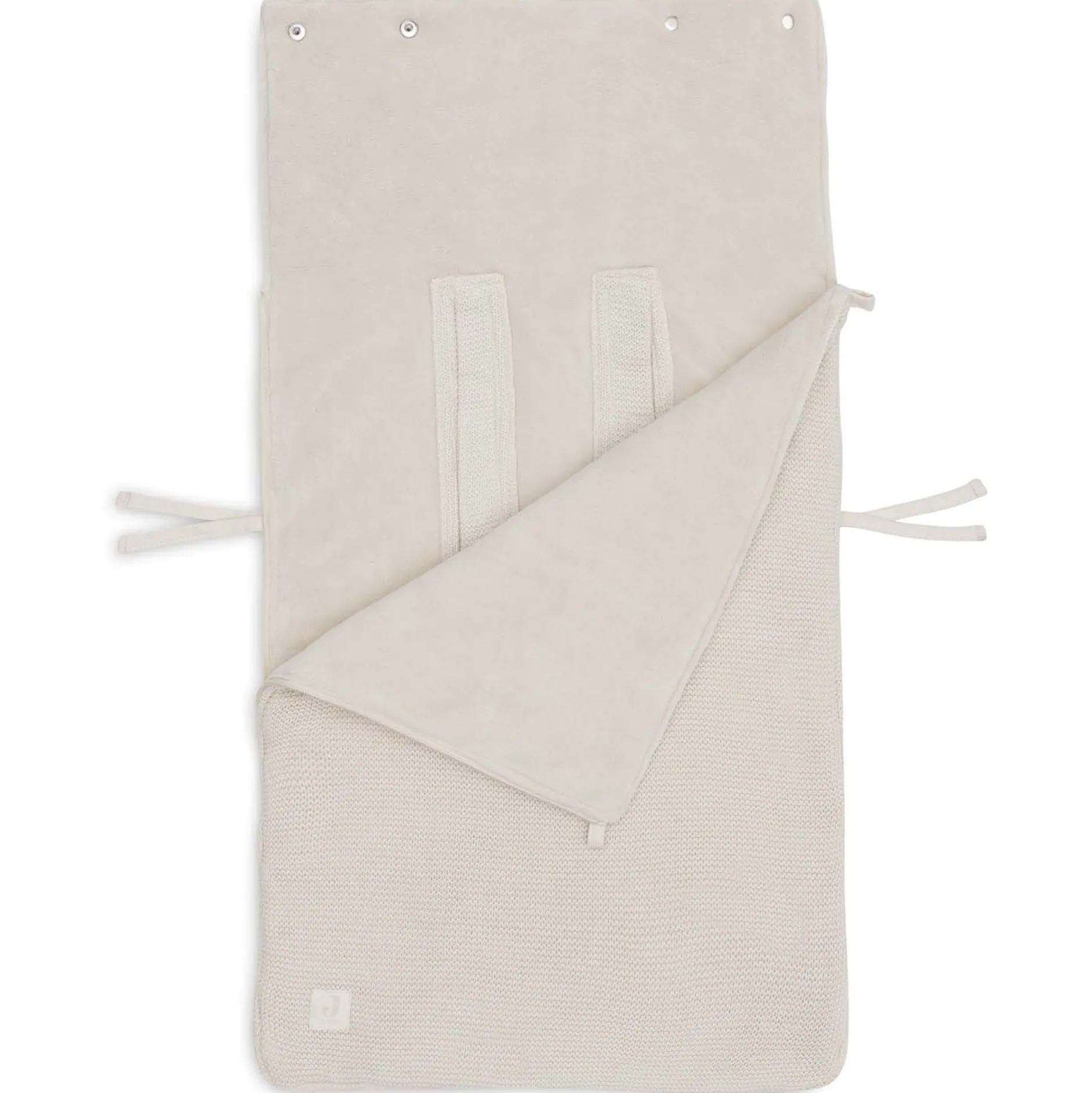 Voetenzakken|Voetenzakken*Jollein autostoel voetenzak Basic Knit Oatmeal