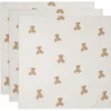 Doeken & Luiers*Jollein hydrofiele luiers beer 3 stuks  wit