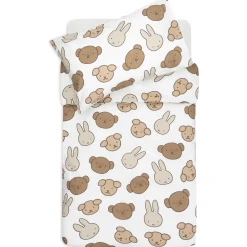 Dekbedovertrekken*Jollein junior dekbedovertrek beige