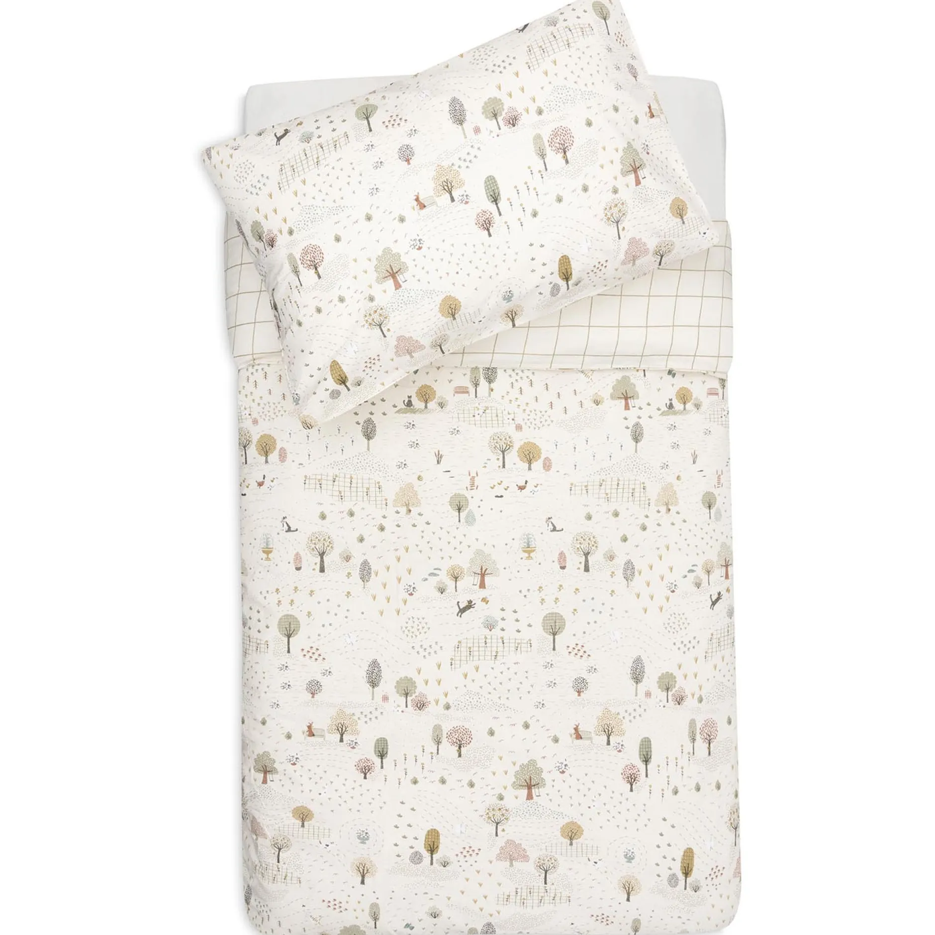 Dekbedovertrekken*Jollein junior dekbedovertrek beige