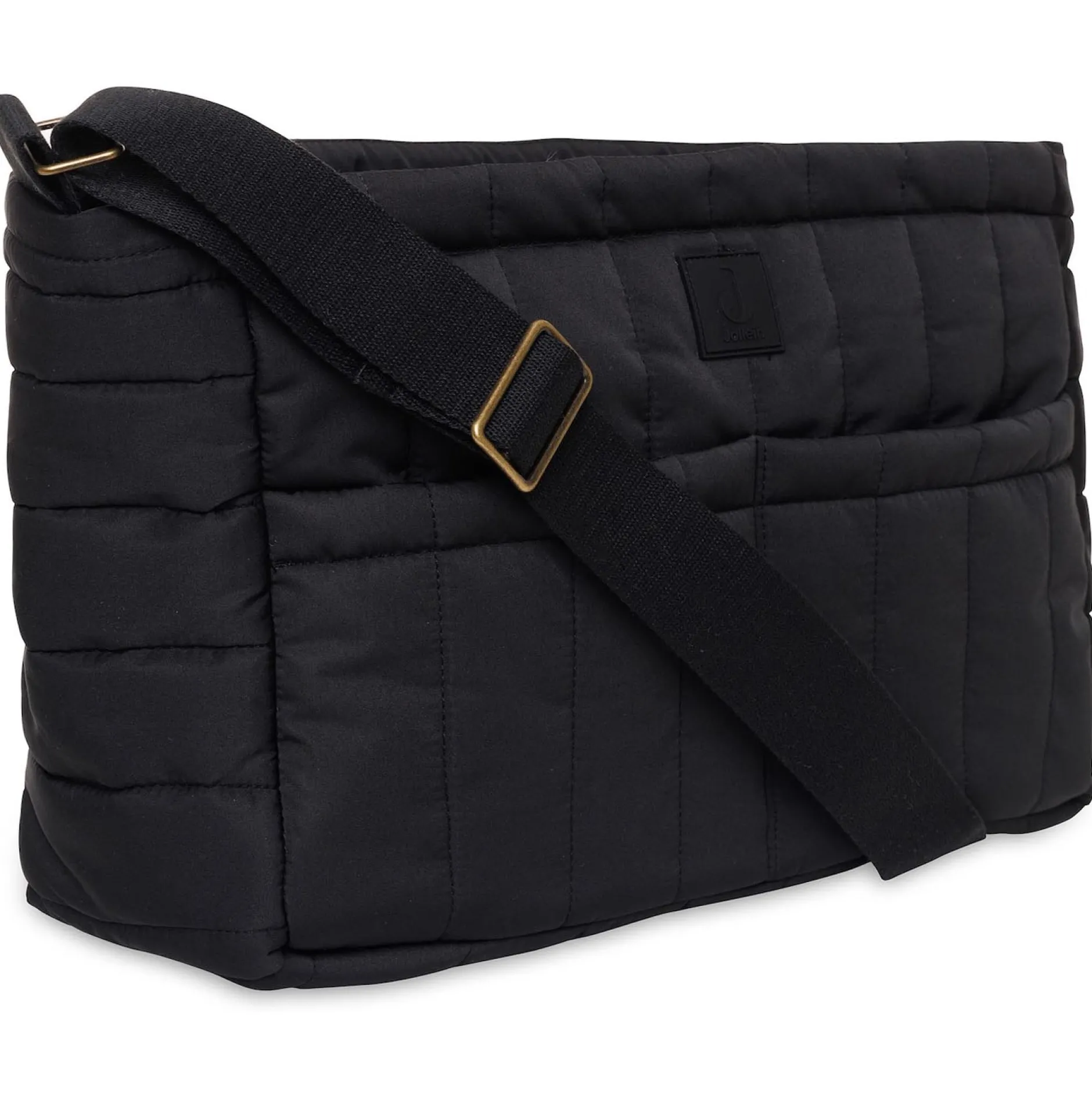 Luiertassen*Jollein kinderwagen/buggy organizer puffed Black