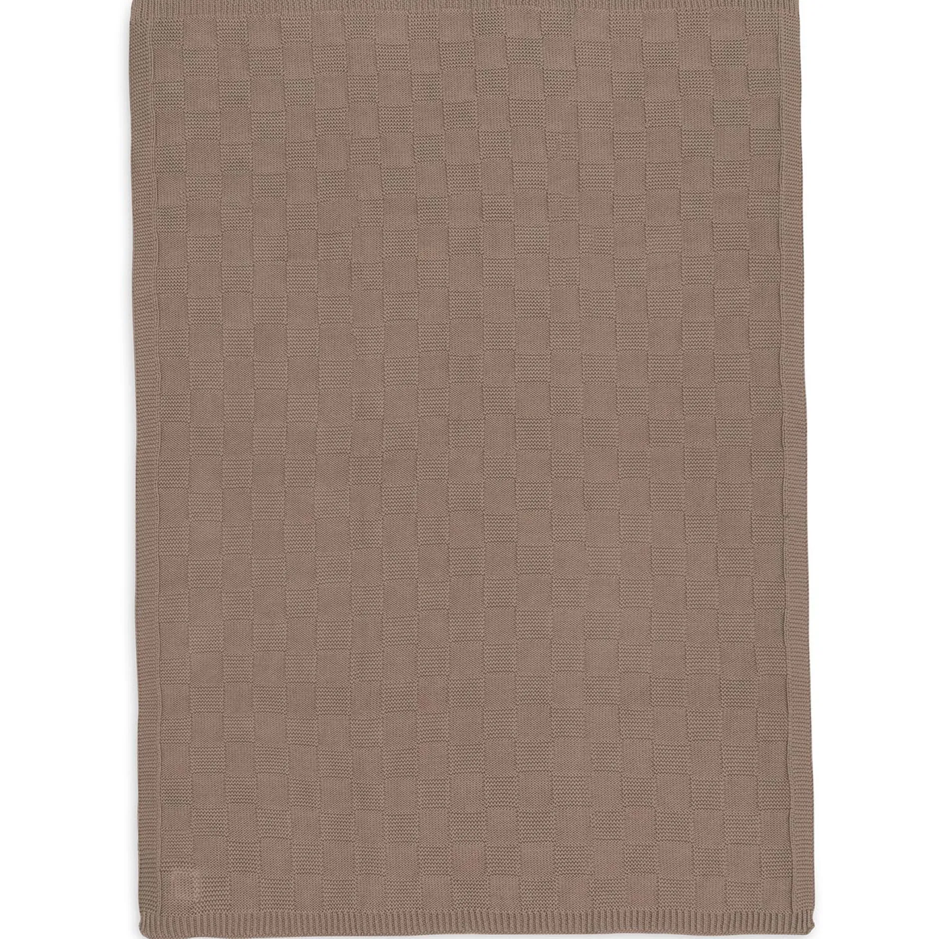 Dekens*Jollein ledikant deken milky coffee velvet bruin