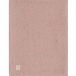 Dekens*Jollein ledikantdeken cosy knit roze