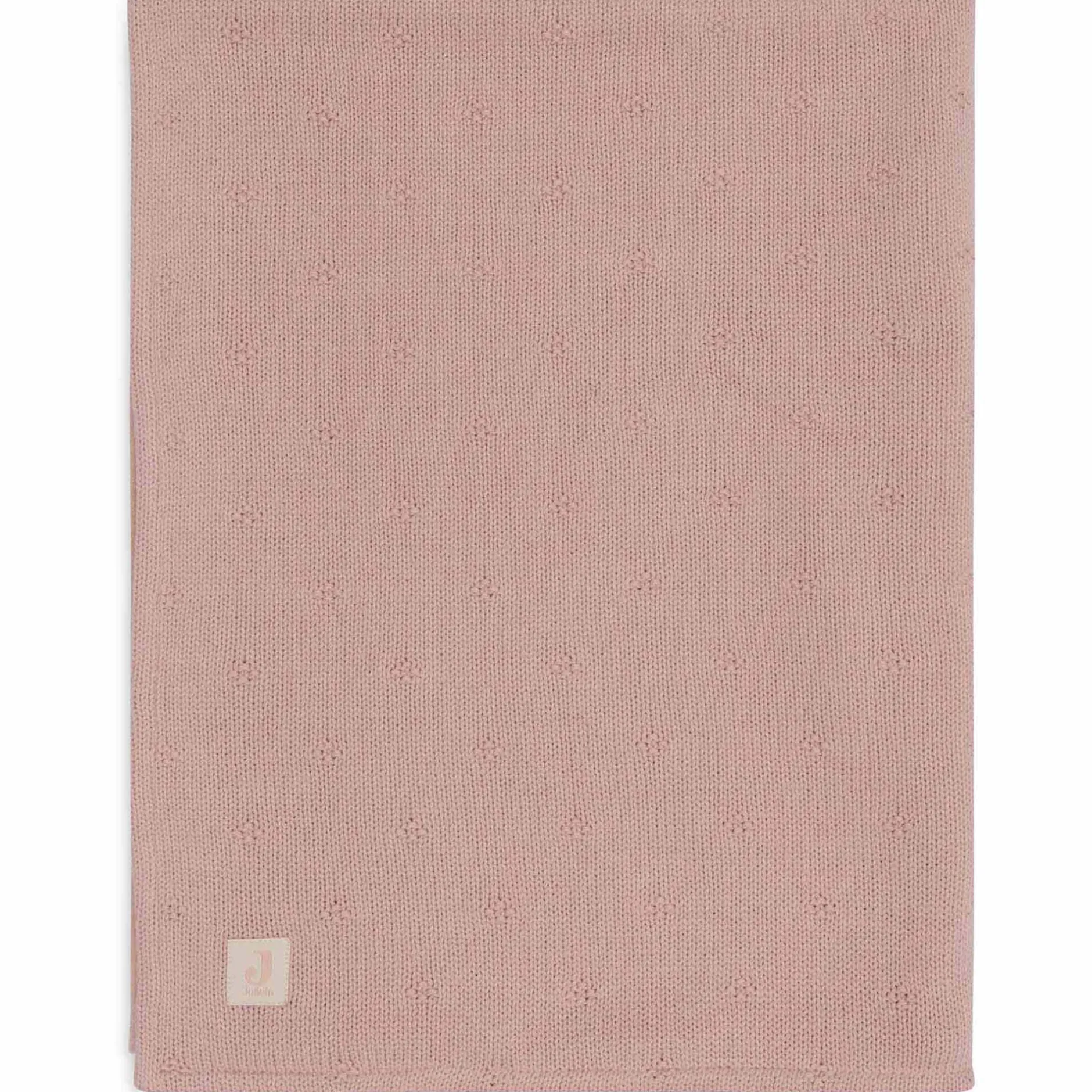 Dekens*Jollein ledikantdeken cosy knit roze