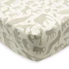 Hoeslakens*Jollein ledikanthoeslaken animals wit