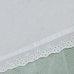 Lakens*Jollein ledikantlaken lace wit