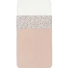 Lakens*Jollein ledikantlaken retro flowers wit