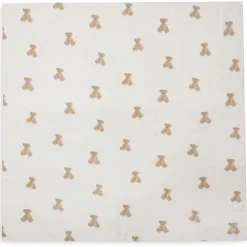 Doeken & Luiers*Jollein swaddle / hydrofiele doek Beer 2-pack wit