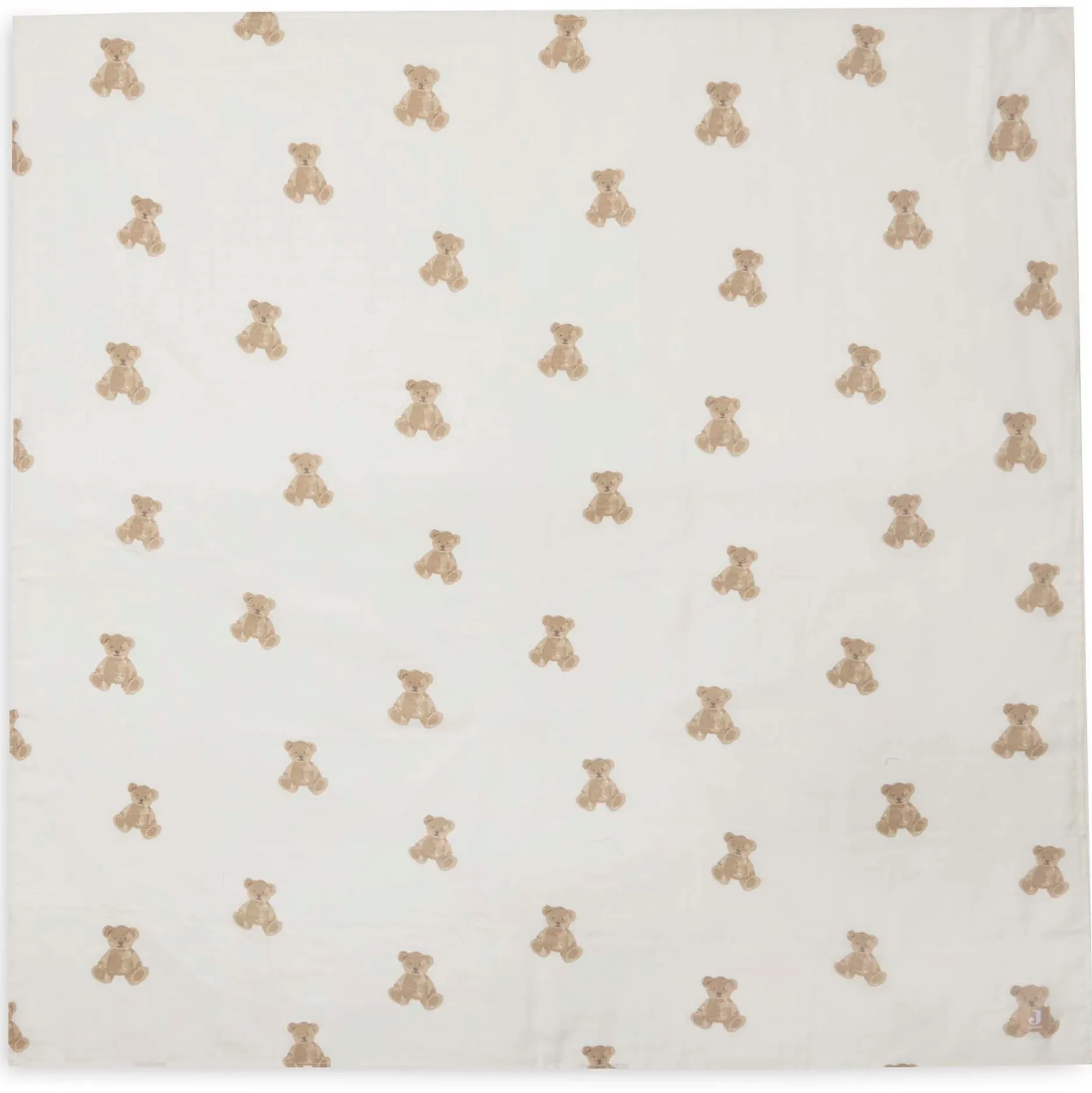 Doeken & Luiers*Jollein swaddle / hydrofiele doek Beer 2-pack wit