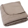 Dekens*Jollein wieg deken Velvet Rib bruin