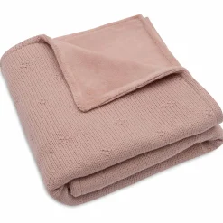 Dekens*Jollein wiegdeken cosy knit roze