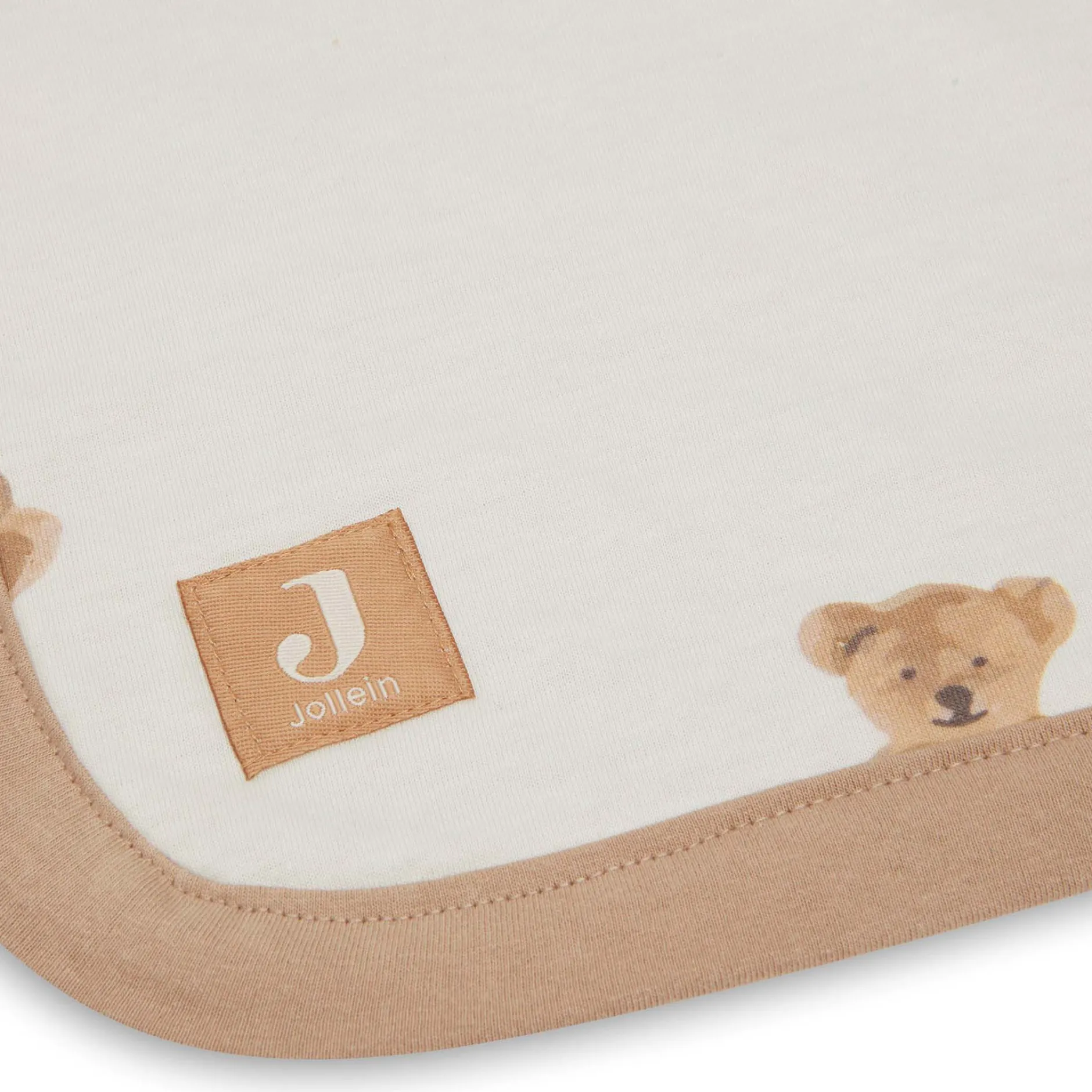 Dekens*Jollein wiegdeken teddy beer wit