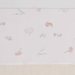 Lakens*Jollein wieglaken lovely birds wit