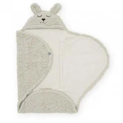 Wikkeldekens & Omslagdoeken*Jollein wikkeldeken Bunny grijs