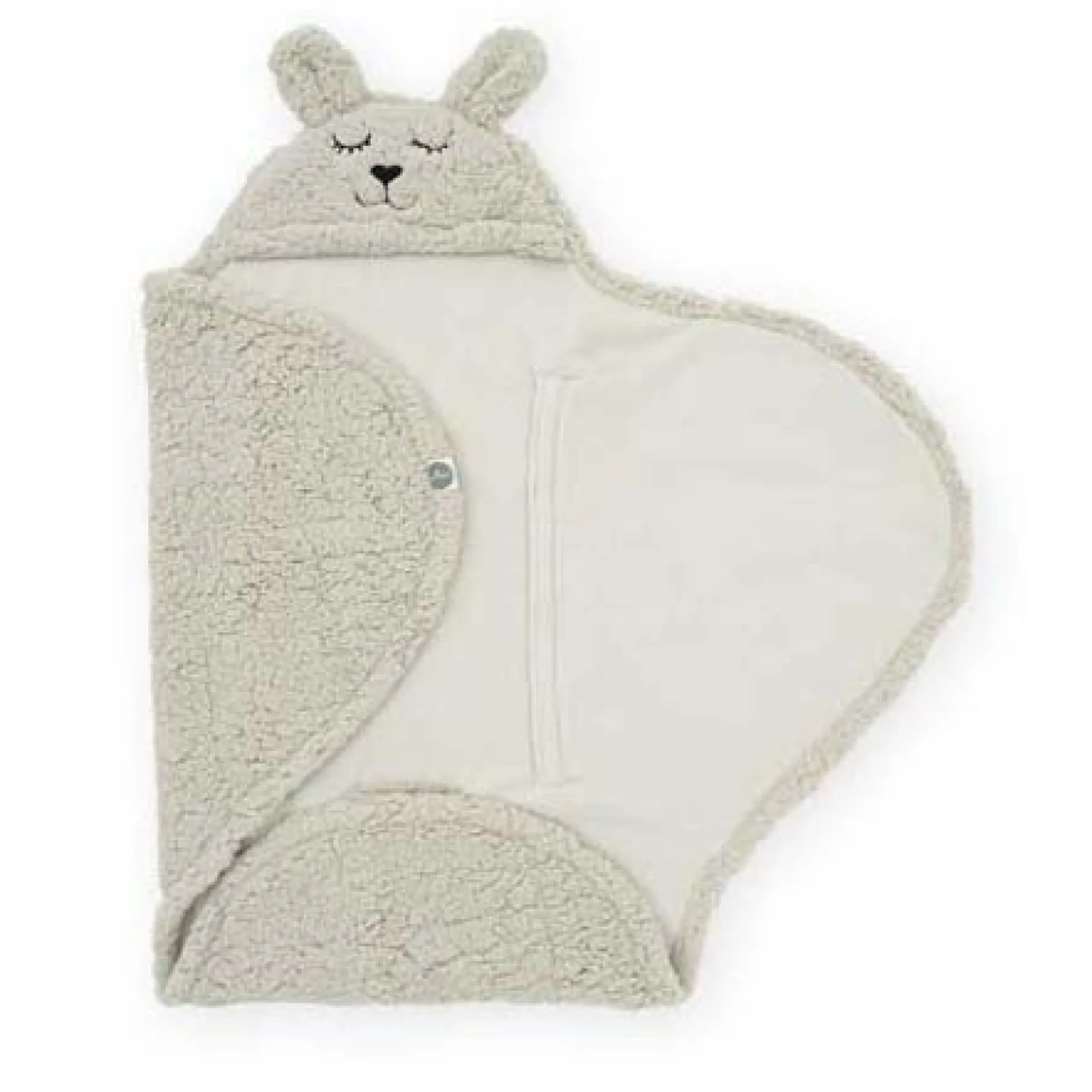 Wikkeldekens & Omslagdoeken*Jollein wikkeldeken Bunny grijs