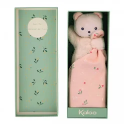 Knuffeldoekjes*Kaloo knuffeldoekje Beer Pink
