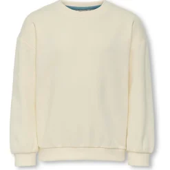 Truien & Vesten|Truien & Sweaters*Kids Only peuter sweater lange mouwen effen wit Dark Off-White